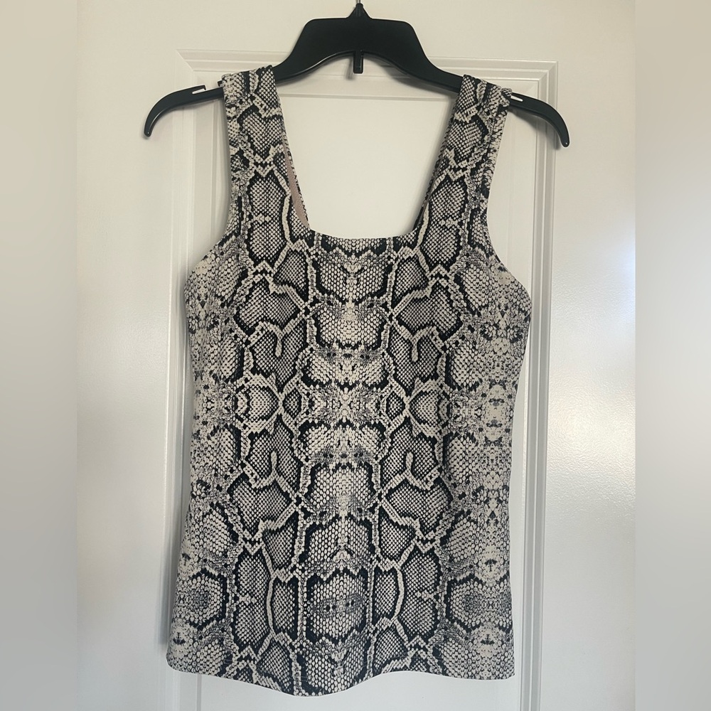 Varley “Aletta” Snakeskin Tank Top
